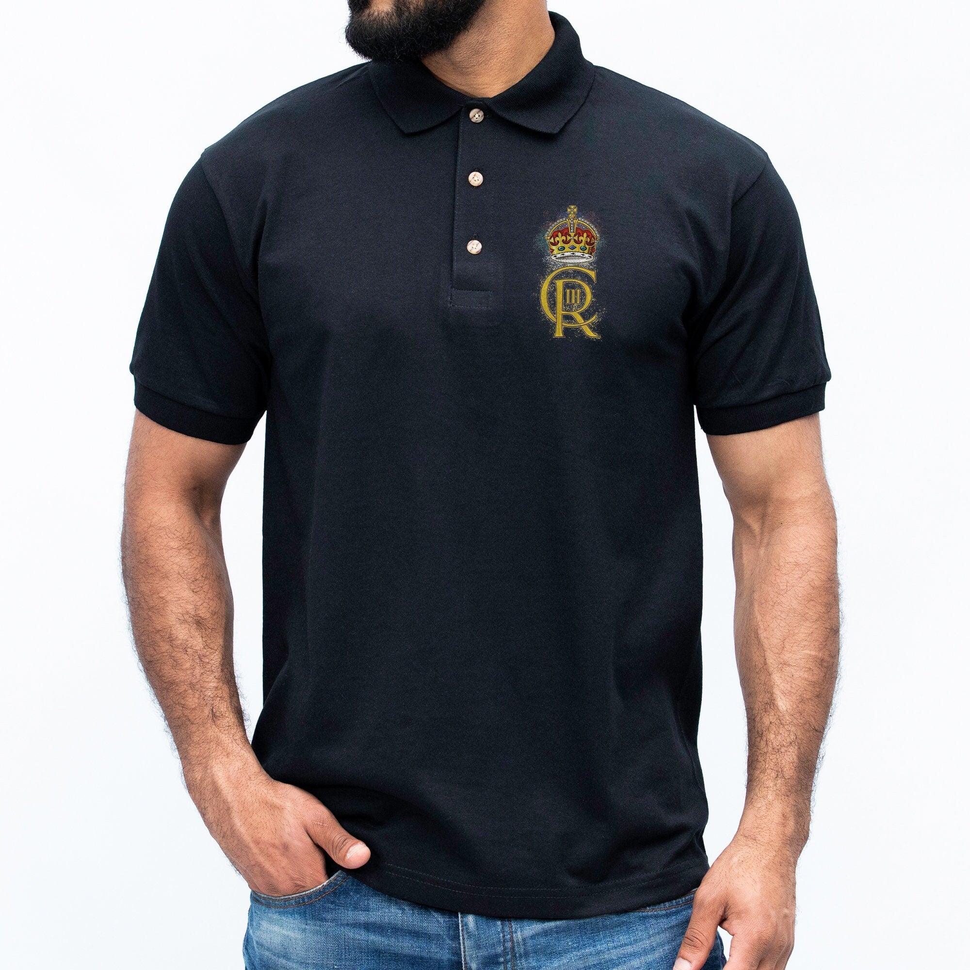 Polo shirt crown logo Clearance