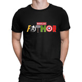 Marvellous Dad Superhero T-shirt Funny Daddy Husband Birthday Father's Day Gift