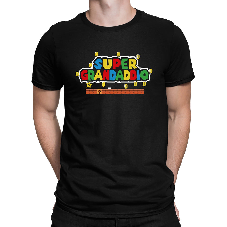 Super Grandaddio T-shirt Funny Grandad Retro Top Grandpa tshirt Grandfather Gift